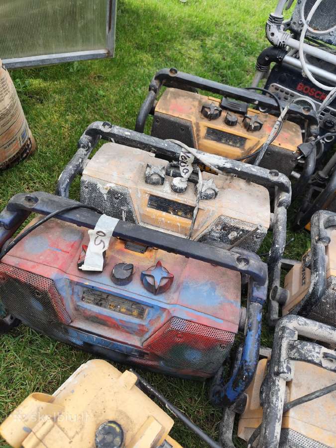 12 Radijų,už 80€. Dewalt, bosch - nuotraukos Nr. 4