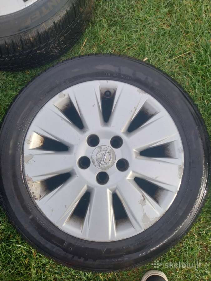 Opel Vectra R16 ratlankiai su žieminėm padangom - nuotraukos Nr. 4