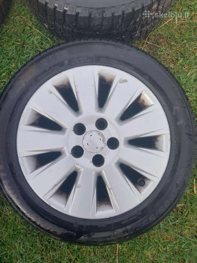 Opel Vectra R16 ratlankiai su žieminėm padangom - nuotraukos Nr. 5