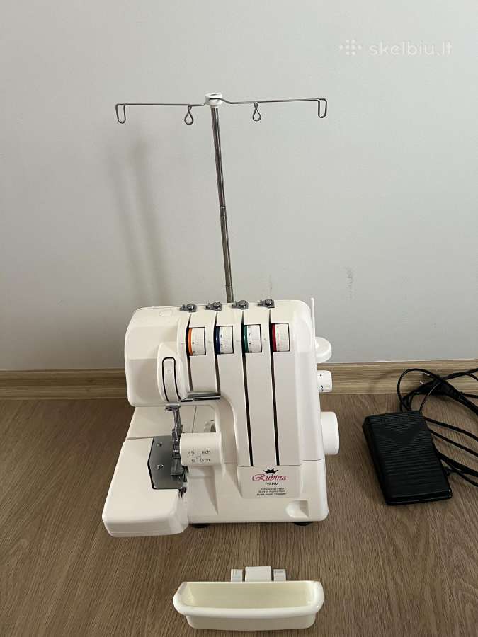 Rubina 740 Dsa 3/4 siūlų overlokas su pedalu - nuotraukos Nr. 4