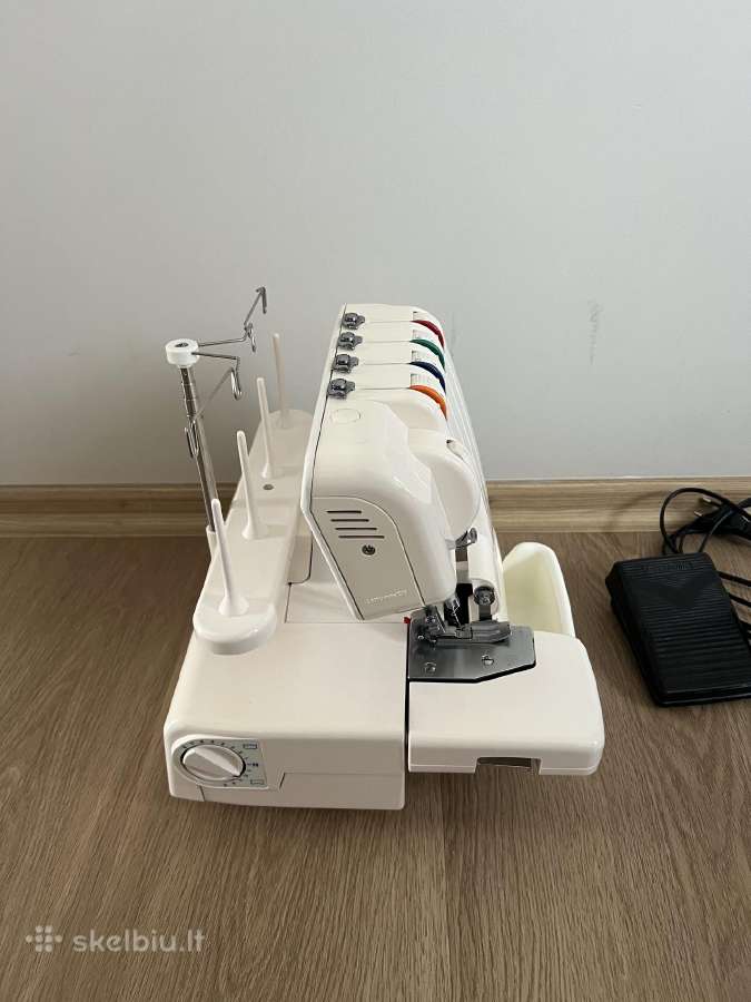 Rubina 740 Dsa 3/4 siūlų overlokas su pedalu - nuotraukos Nr. 8