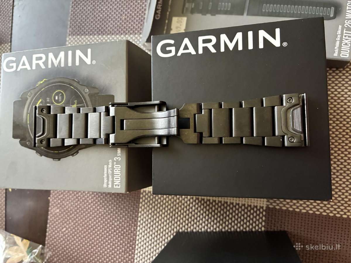 Garmin Enduro 3 Naujas+titano ir silikono apyrankė - nuotraukos Nr. 3