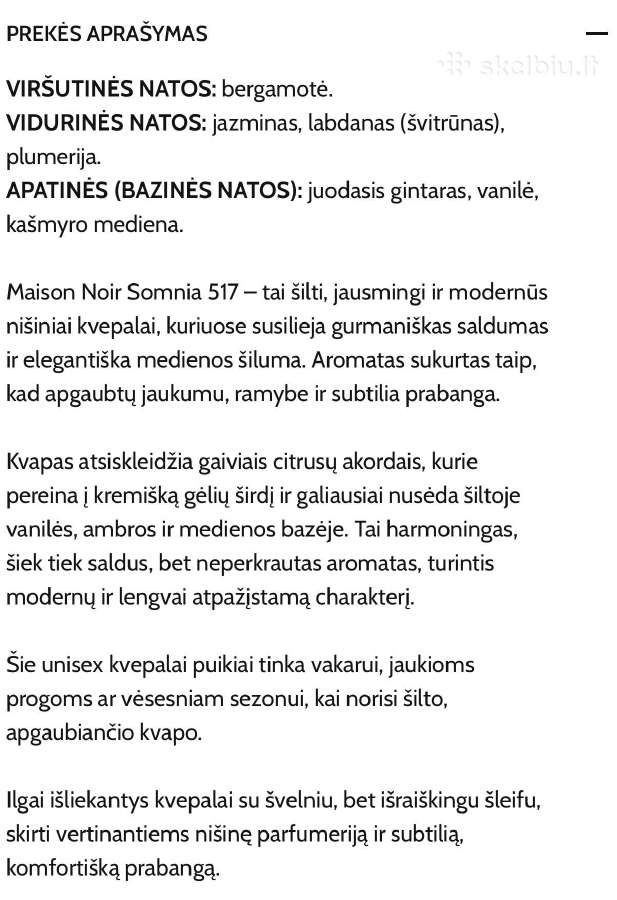 Maison Noir nišiniai kvepalai - nuotraukos Nr. 13