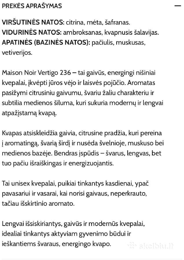Maison Noir nišiniai kvepalai - nuotraukos Nr. 14
