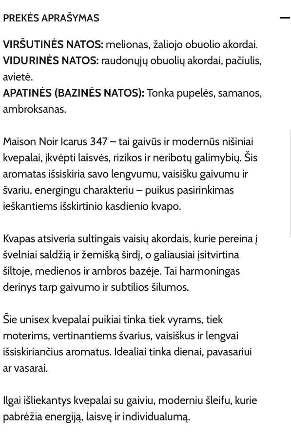 Maison Noir nišiniai kvepalai - nuotraukos Nr. 15