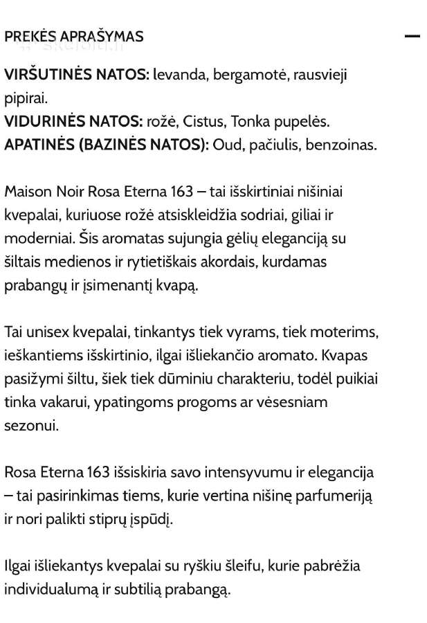 Maison Noir nišiniai kvepalai - nuotraukos Nr. 18