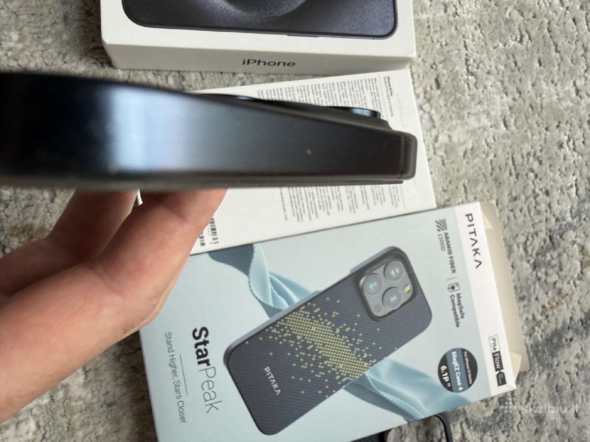 iPhone 15pro,blue Titanium 128gb - nuotraukos Nr. 9