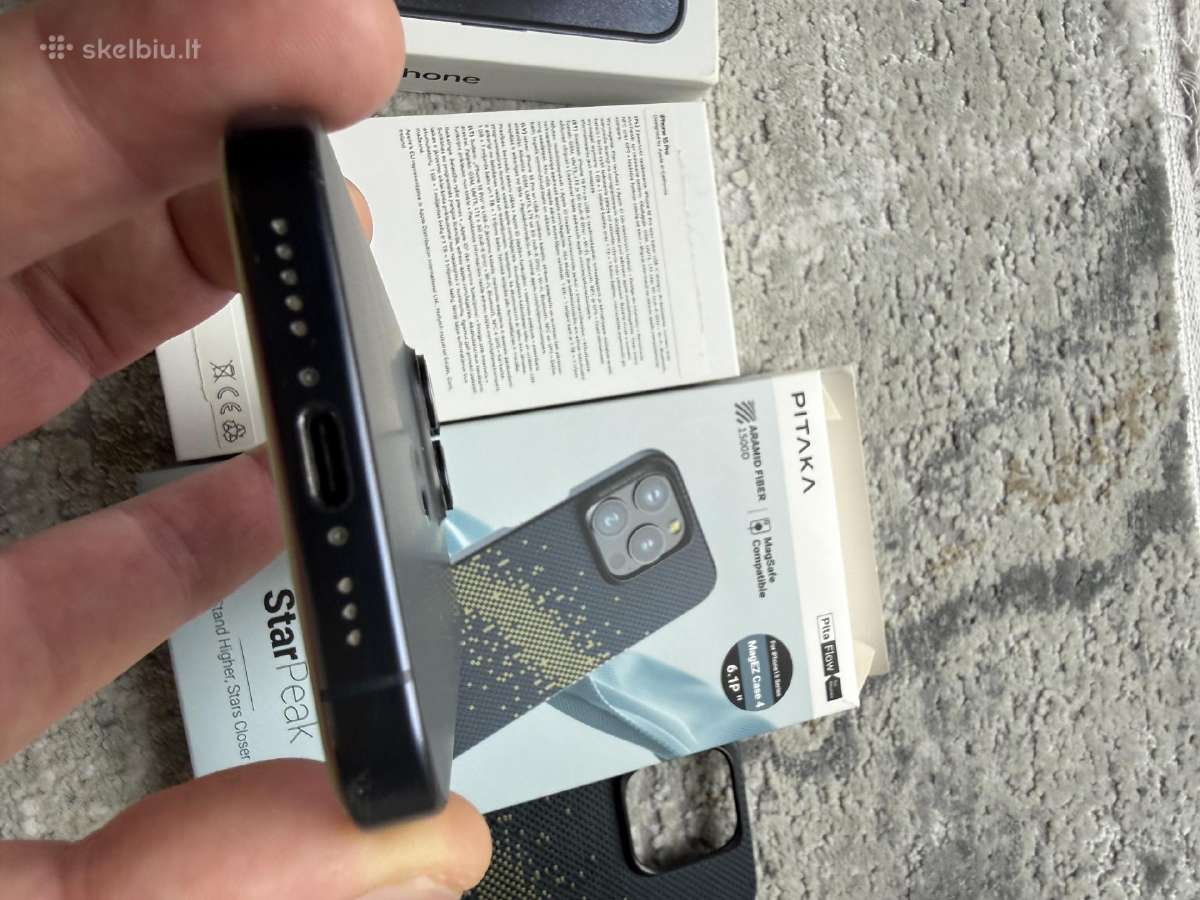 iPhone 15pro,blue Titanium 128gb - nuotraukos Nr. 10
