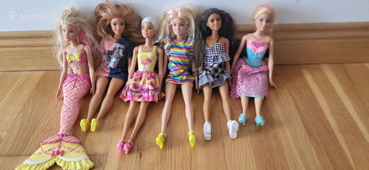 Originalių Barbie lėlių rinkinys (6 vnt.) - nuotraukos Nr. 2