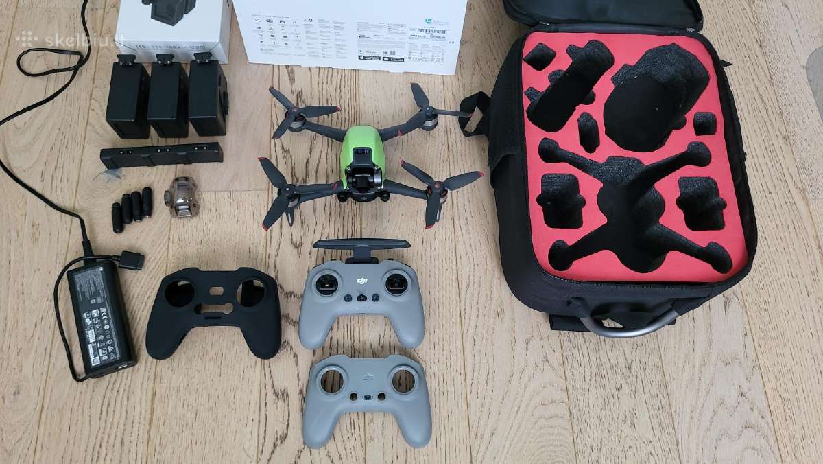 Dji Fpv dronas su Fly More Kit - nuotraukos Nr. 5