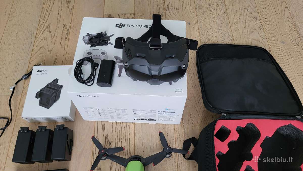 Dji Fpv dronas su Fly More Kit - nuotraukos Nr. 6