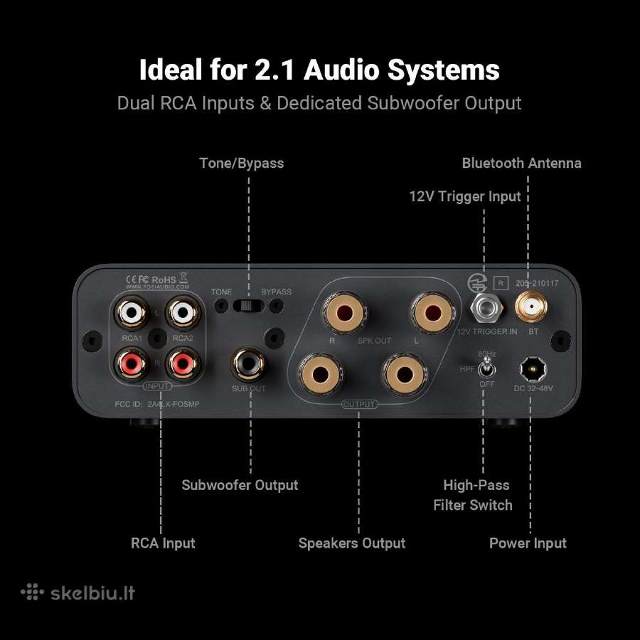 Fosi Audio Bt20a Max Bluetooth - nuotraukos Nr. 10