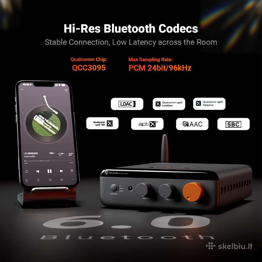 Fosi Audio Bt20a Max Bluetooth - nuotraukos Nr. 12