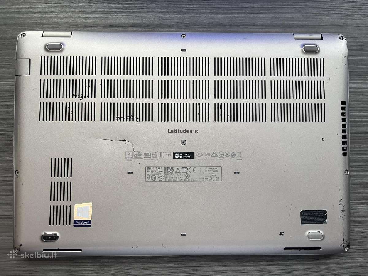 Nešiojamas kompiuteris Dell latitude 5510 - nuotraukos Nr. 2