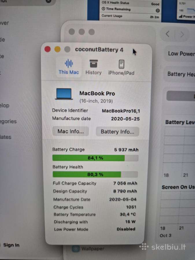 MacBook Pro 16 2019 - nuotraukos Nr. 8