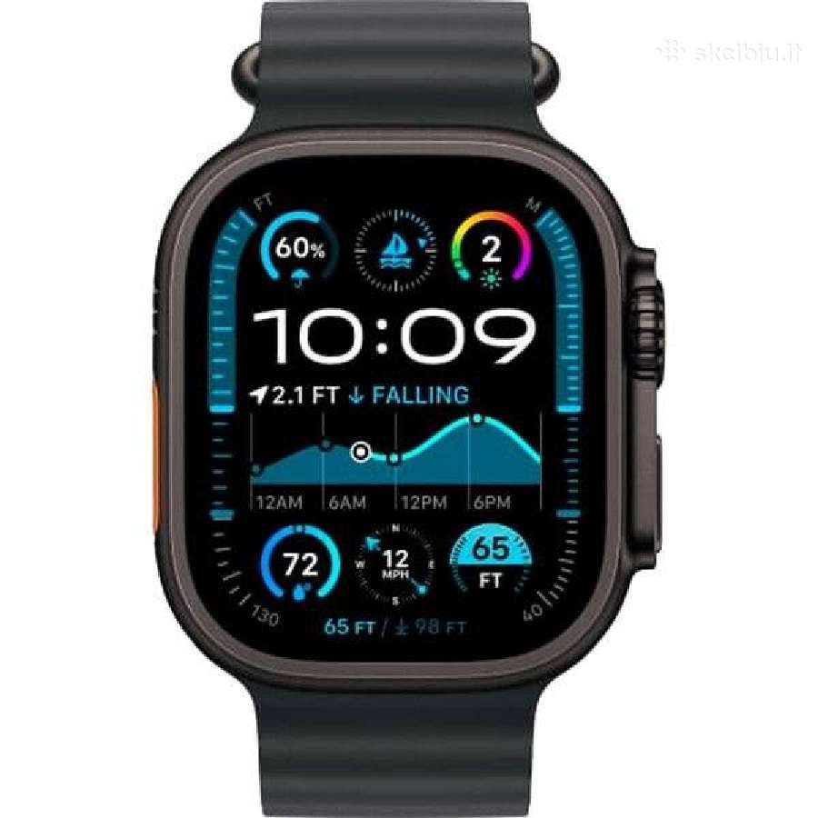 Naujas Apple Watch Ultra 3 49 mm Black Titanium - nuotraukos Nr. 4