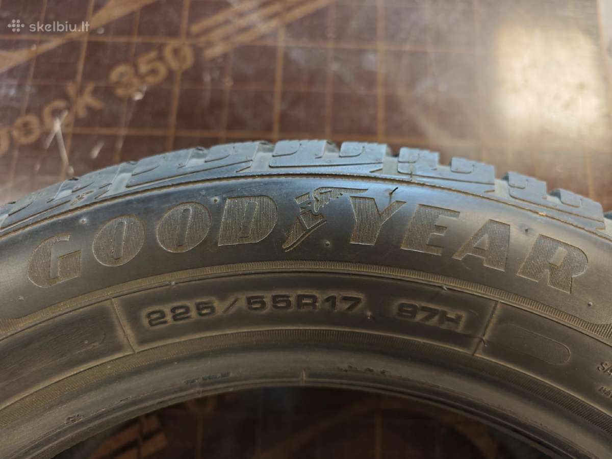Žieminės padangos Goodyear 225/55 R17 (4 vnt.) - nuotraukos Nr. 2