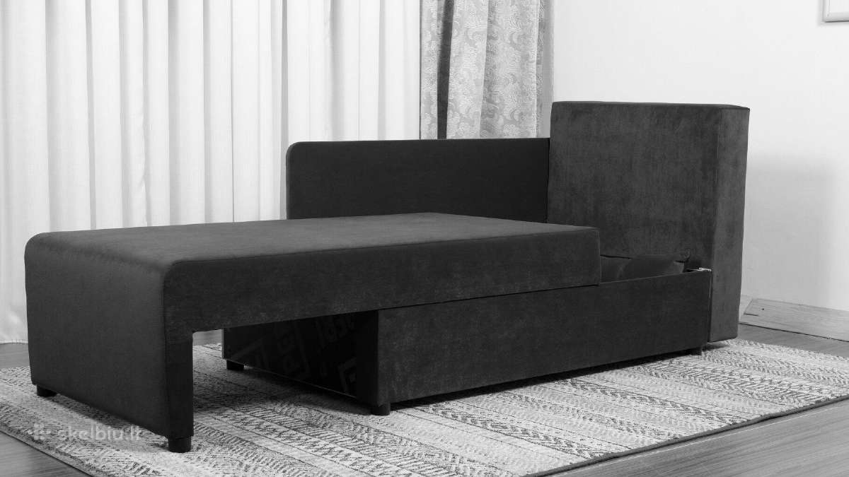 Nauja Sofa lova Villi, mėlyna, supakuota - nuotraukos Nr. 3