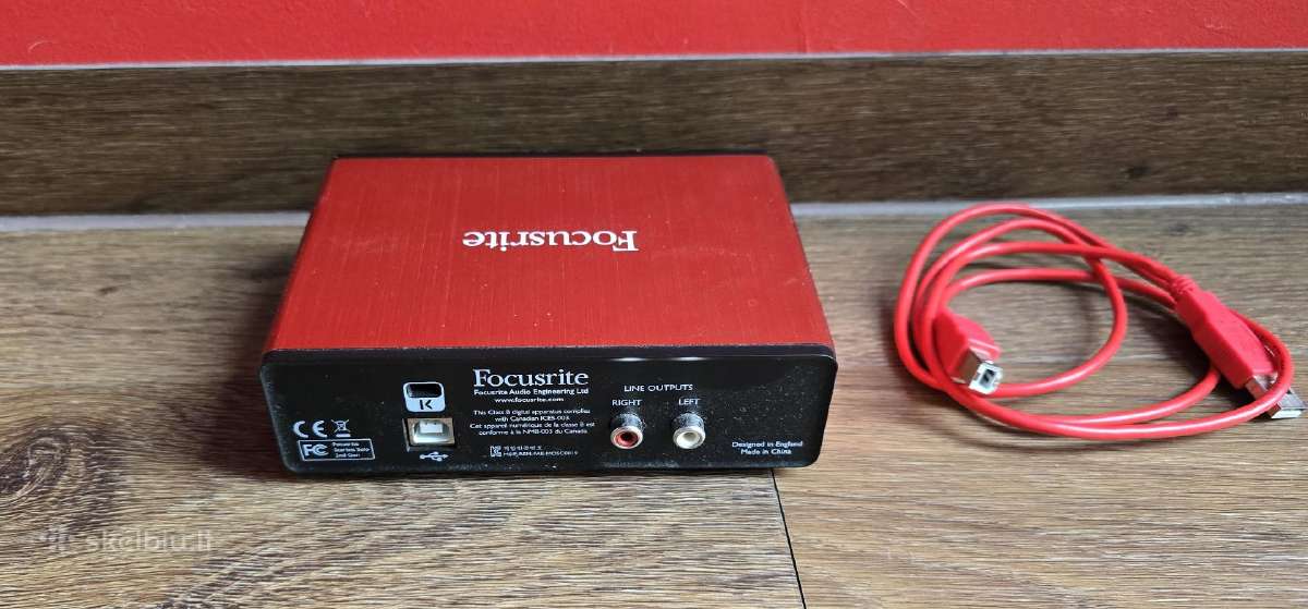 Garso plokštė Focusrite Scarlett Solo - nuotraukos Nr. 2