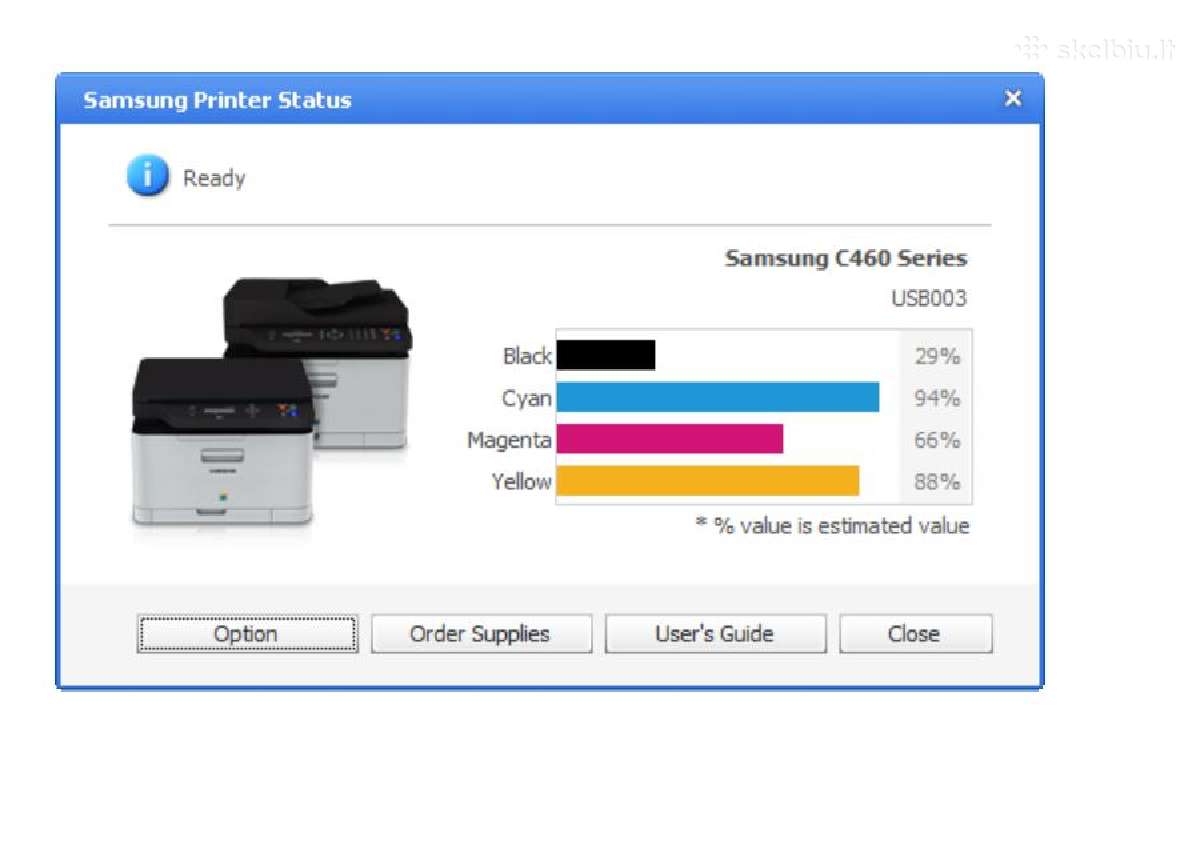 Parduodamas spausdintuvas Samsung Xpress C460w - nuotraukos Nr. 5