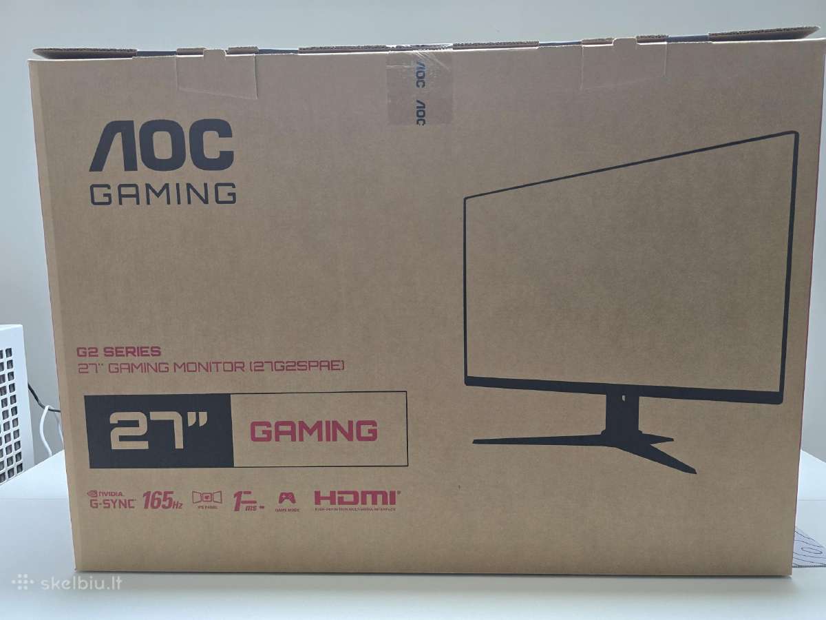 Monitorius Aoc 27g2 165hz 1ms - nuotraukos Nr. 3