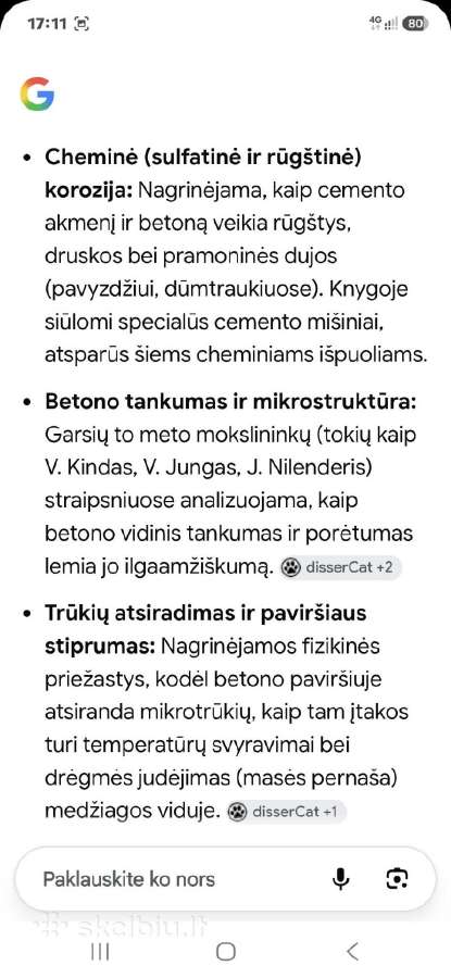 Konferencijos darbai dėl betono korozijos - nuotraukos Nr. 7