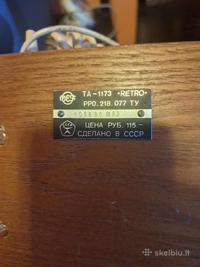 Stalinis telefono aparatas - nuotraukos Nr. 2