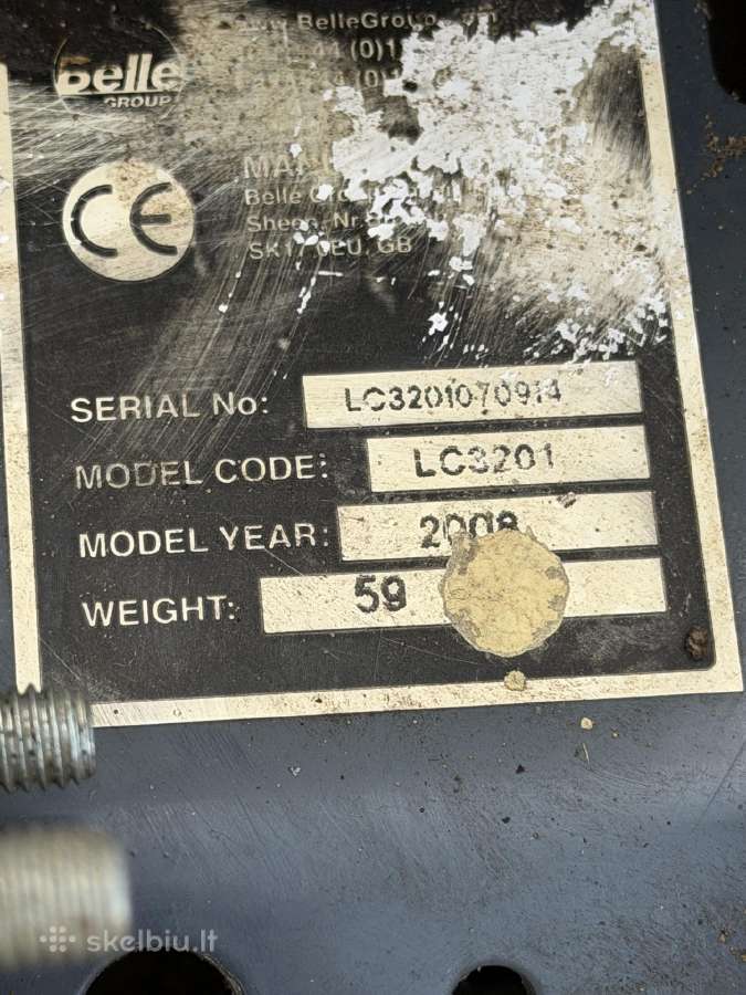 Vibro Plokštė Belle Pclx 320 - nuotraukos Nr. 6