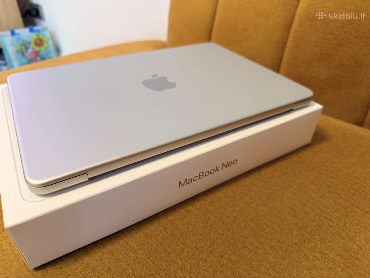 Naujas! MacBook Neo, Silver 8/512gb - nuotraukos Nr. 5