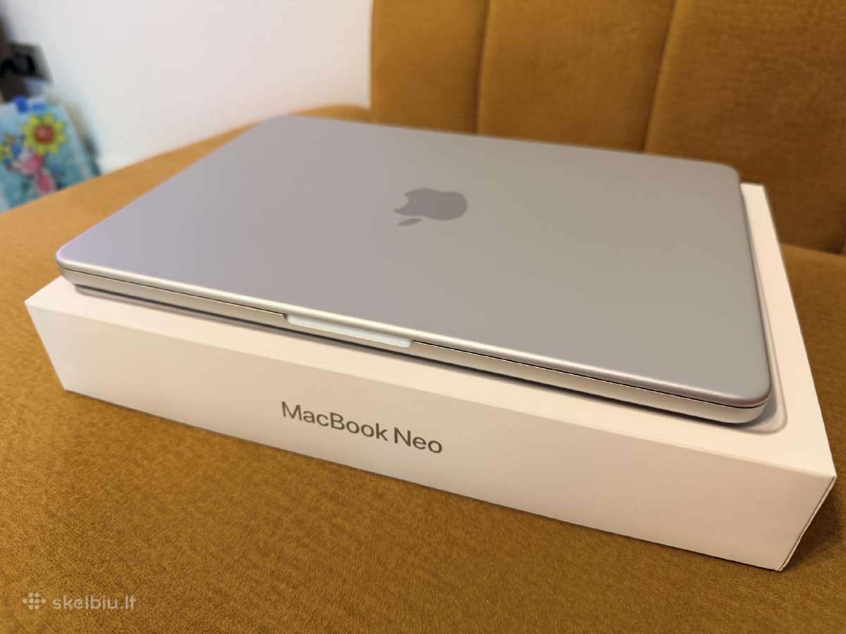 Naujas! MacBook Neo, Silver 8/512gb - nuotraukos Nr. 6