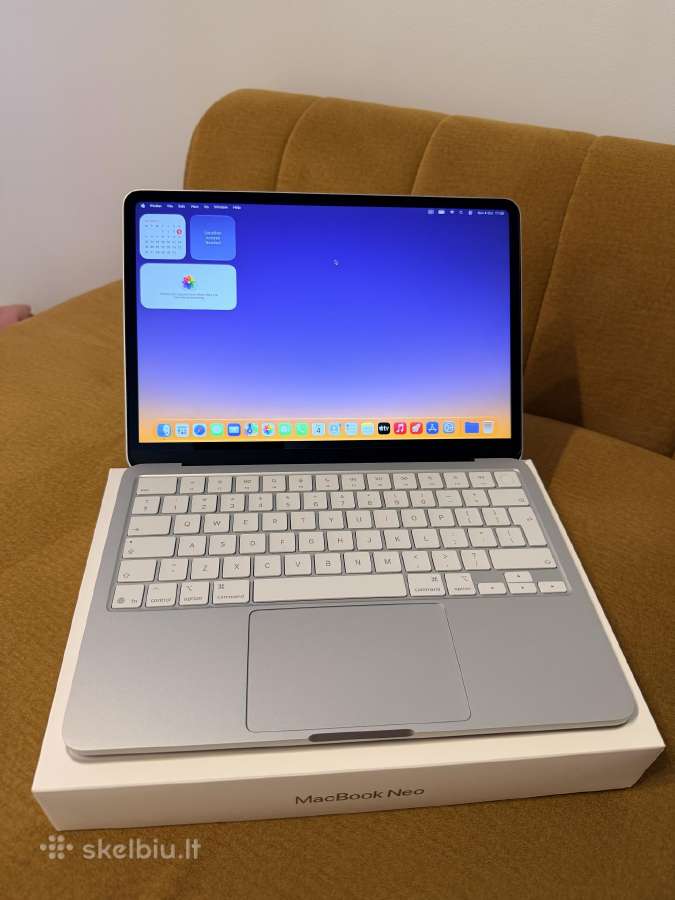 Naujas! MacBook Neo, Silver 8/512gb - nuotraukos Nr. 8