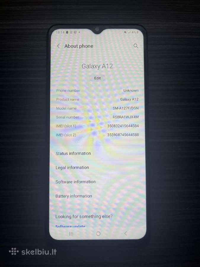 Samsung galaxy a12 - nuotraukos Nr. 2