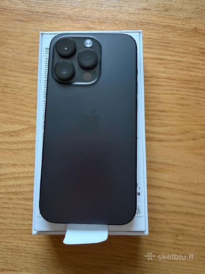 Parduodamas naujas 14 pro space black 128gb - nuotraukos Nr. 2