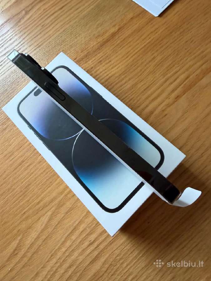 Parduodamas naujas 14 pro space black 128gb - nuotraukos Nr. 4