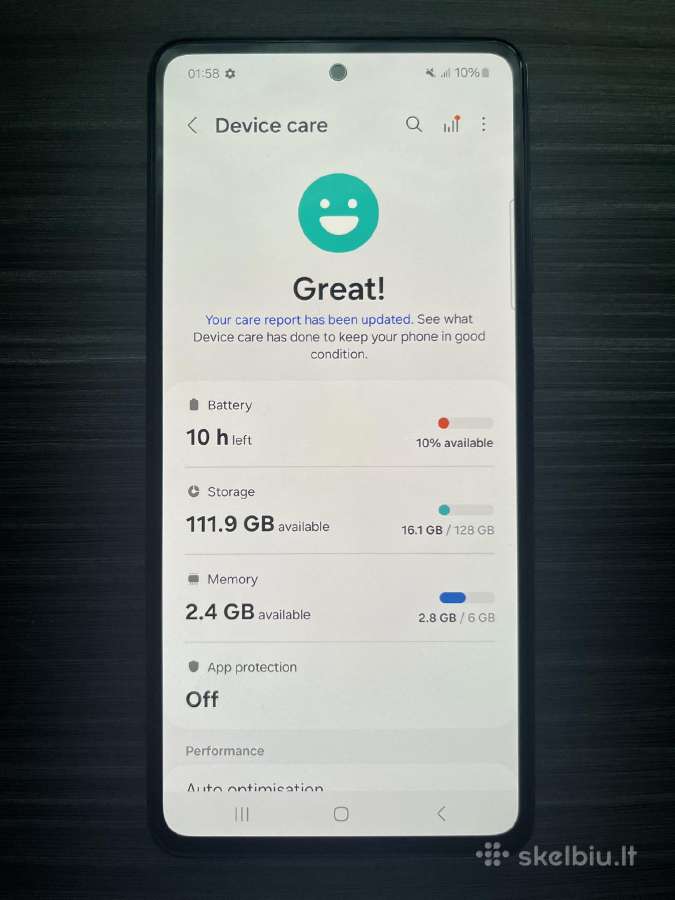 Samsung galaxy a52s 5G - nuotraukos Nr. 3