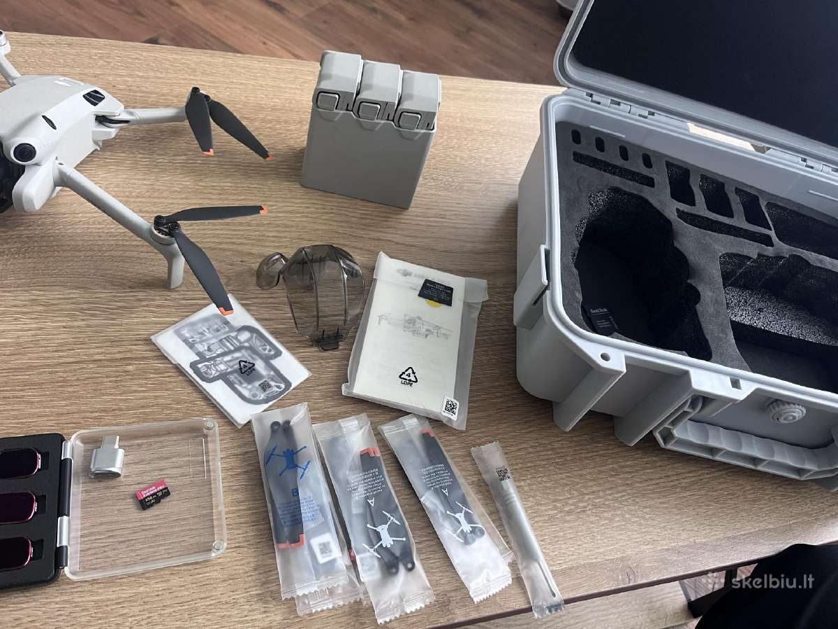 Dji mini 4 pro combo su 256 GB kortele - nuotraukos Nr. 5