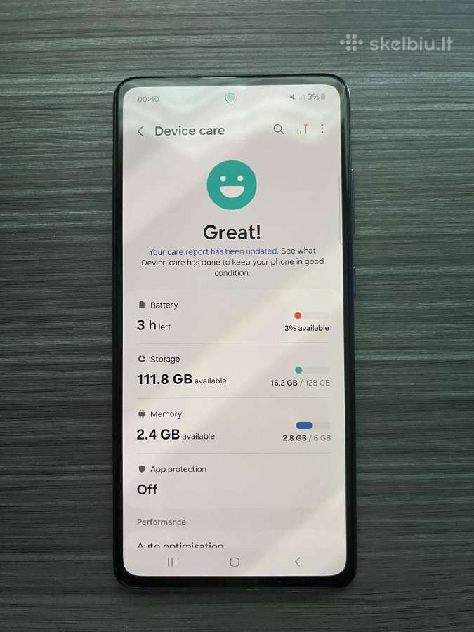 Samsung galaxy a52s 5G - nuotraukos Nr. 3