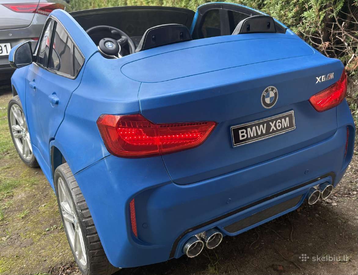 Dvivietis vaikiškas elektromobilis Bmw X6m - nuotraukos Nr. 5