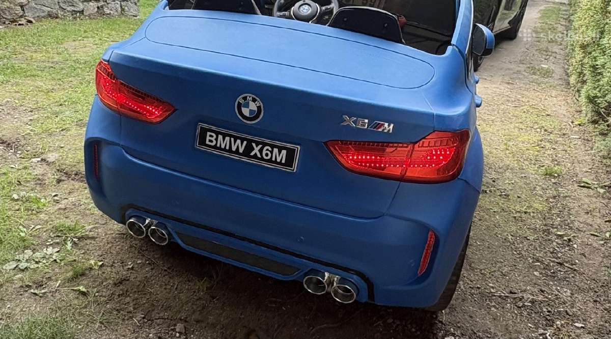 Dvivietis vaikiškas elektromobilis Bmw X6m - nuotraukos Nr. 6