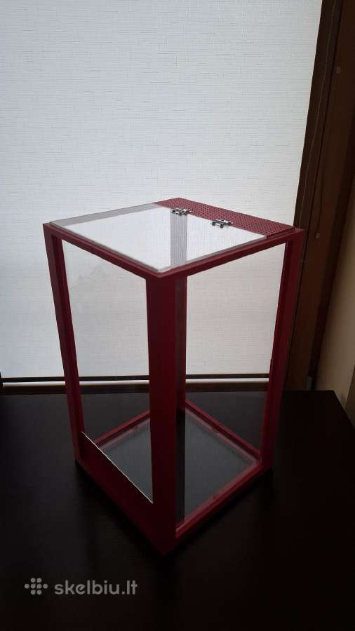 Terariumas 25x25x45cm (raudonas) - nuotraukos Nr. 6