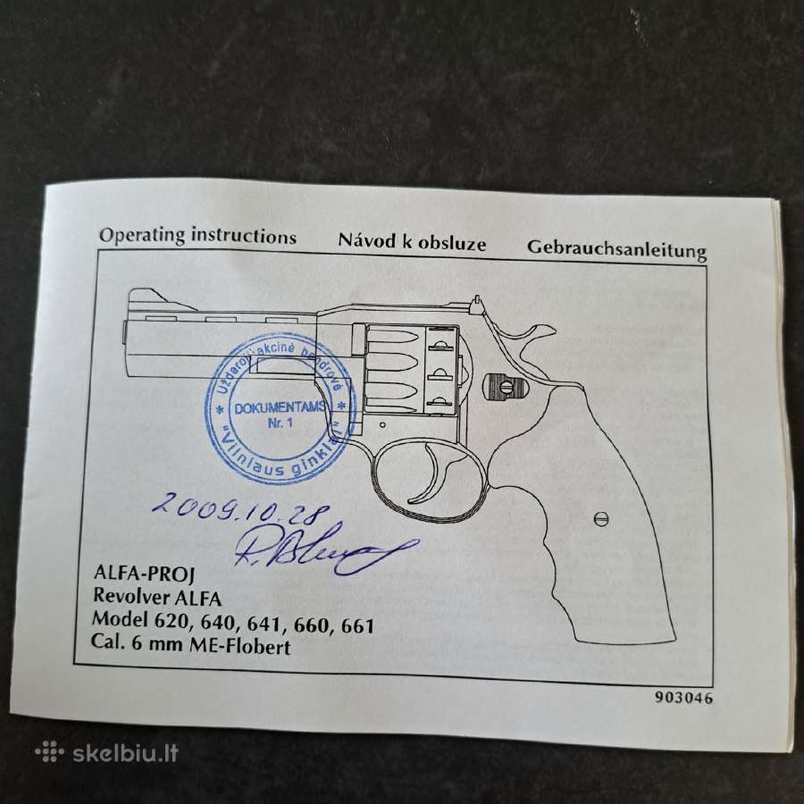 Revolveris Alfa 641. 6mm Flobert, - nuotraukos Nr. 4