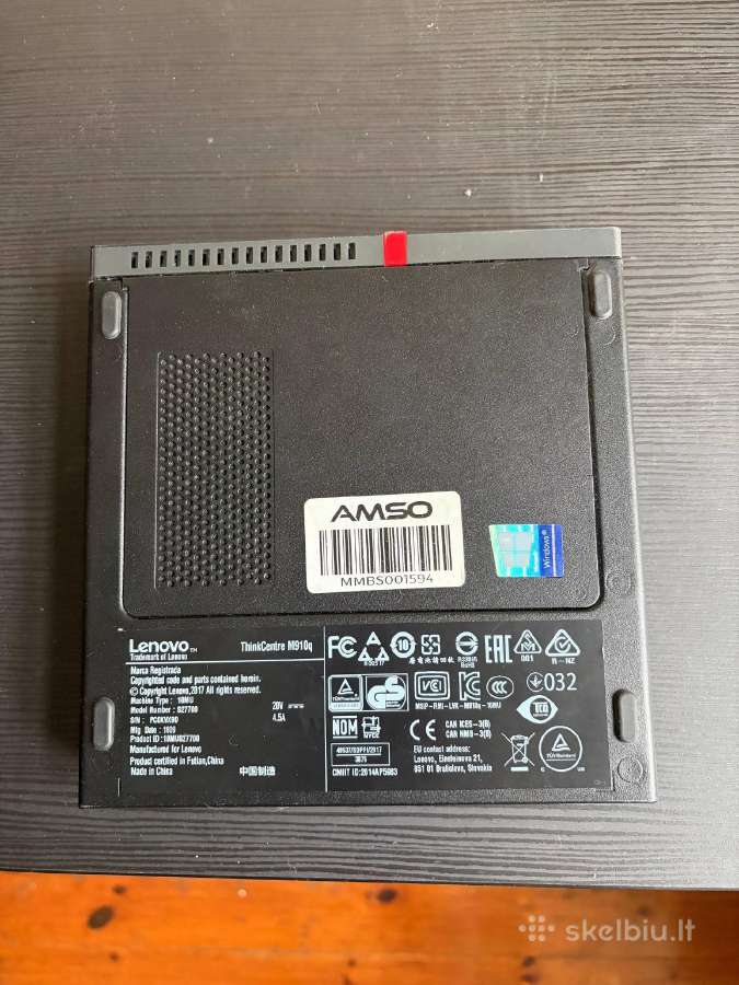 Lenovo Thinkcentre i5-6500t 4x2.5ghz 8gb 240 - nuotraukos Nr. 3