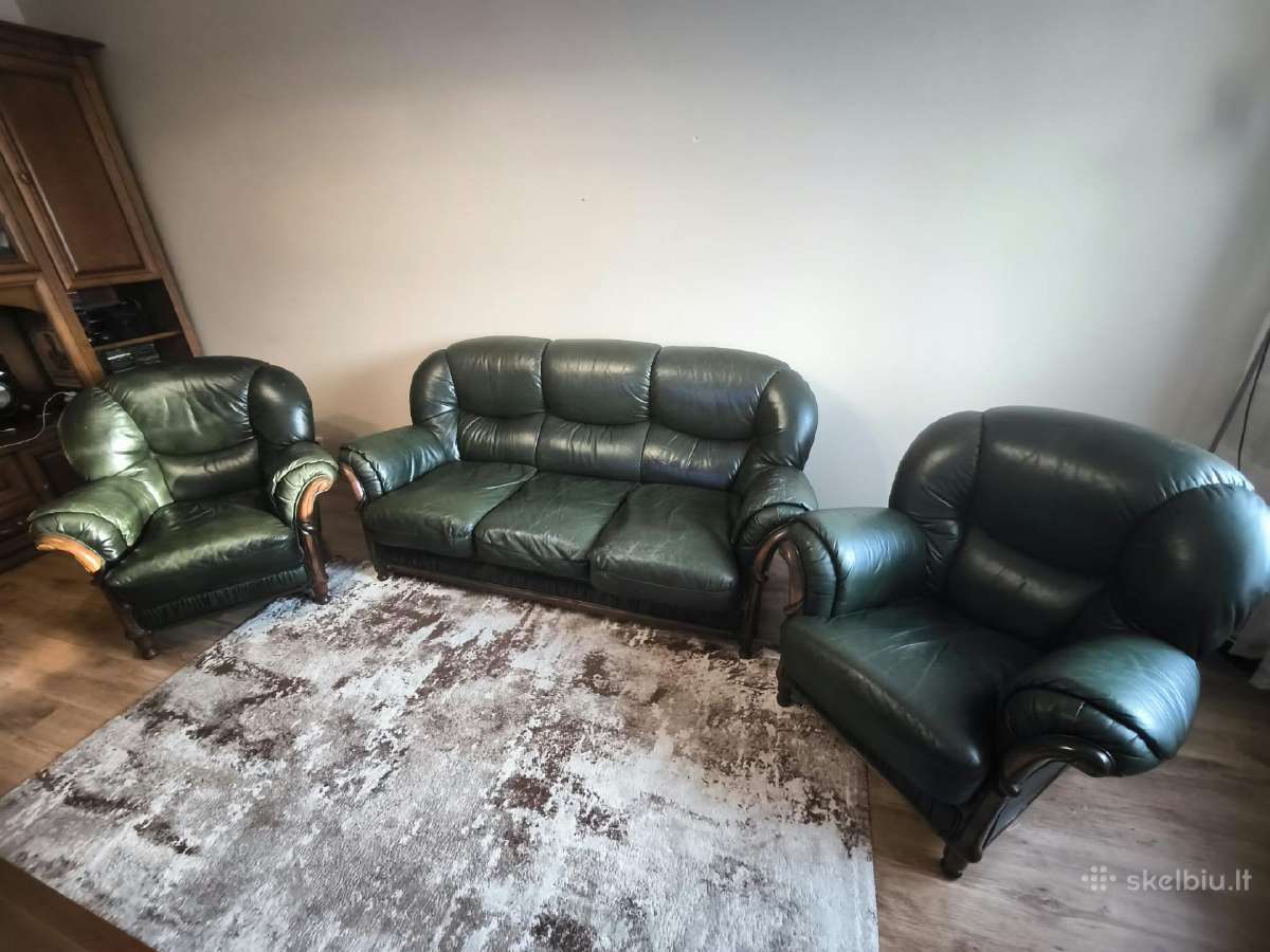 Odinė sofa - nuotraukos Nr. 2