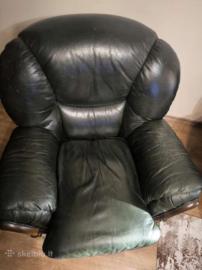 Odinė sofa - nuotraukos Nr. 4
