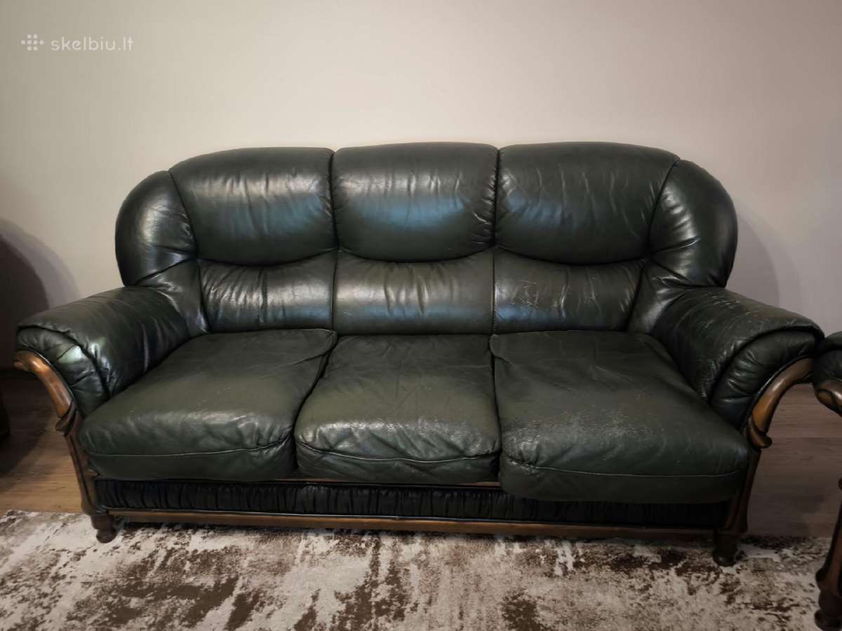 Odinė sofa - nuotraukos Nr. 5