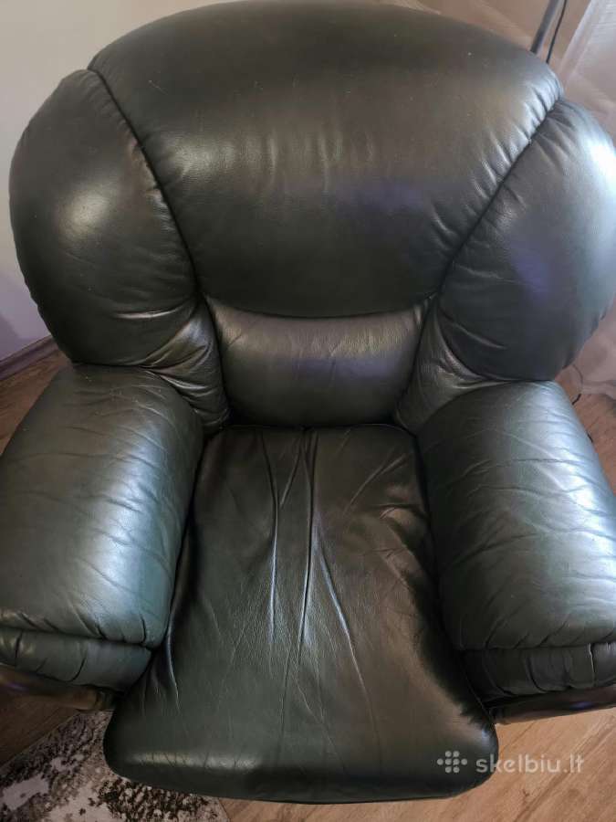 Odinė sofa - nuotraukos Nr. 6