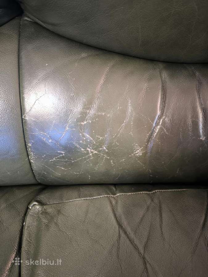 Odinė sofa - nuotraukos Nr. 9