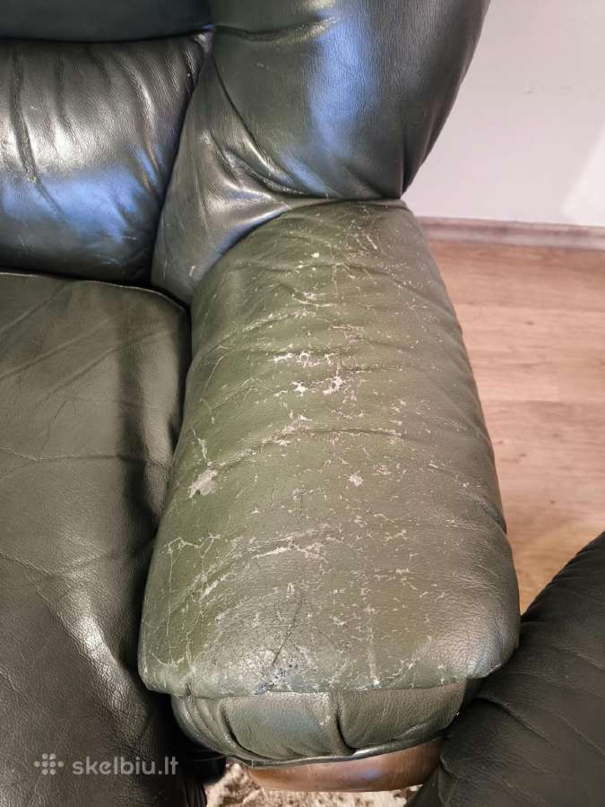 Odinė sofa - nuotraukos Nr. 10