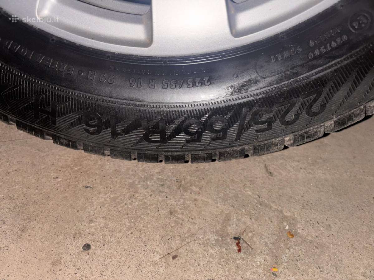 R16 ratlankiai su padangomis 225/55 R16. - nuotraukos Nr. 6