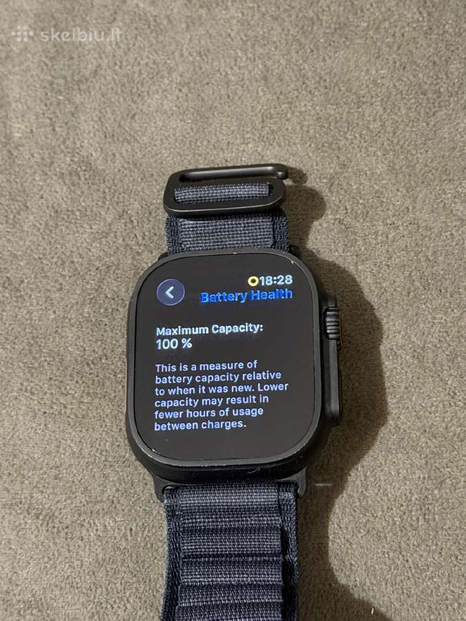 Apple Watch Ultra 3 49mm titanum - nuotraukos Nr. 6